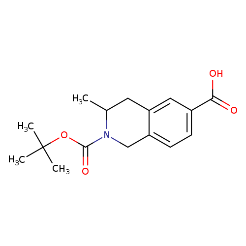 2-[(tert-butoxy)carbonyl]-3-methyl-1,2,3,4-tetrahydroisoquinoline-6-carboxylic acid