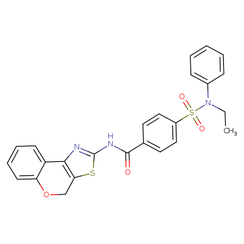 N-{4H-chromeno[4,3-d][1,3]thiazol-2-yl}-4-[ethyl(phenyl)sulfamoyl]benzamide