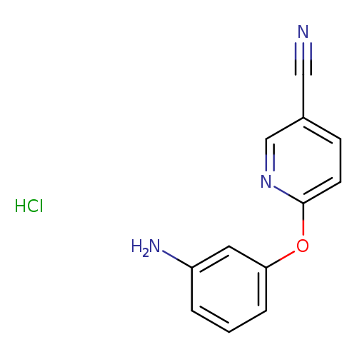 6-(3-aminophenoxy)pyridine-3-carbonitrilehydrochloride
