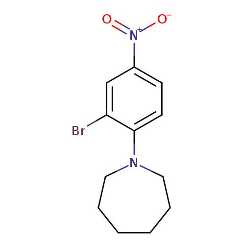 1-(2-bromo-4-nitrophenyl)azepane