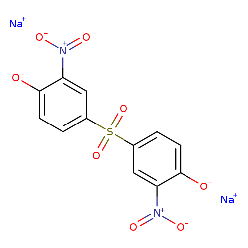 disodium 2-nitro-4-(3-nitro-4-oxidobenzenesulfonyl)benzen-1-olate