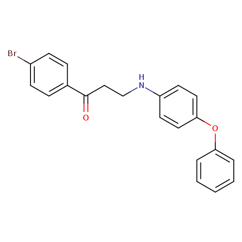 1-(4-Bromophenyl)-3-((4-phenoxyphenyl)amino)propan-1-one