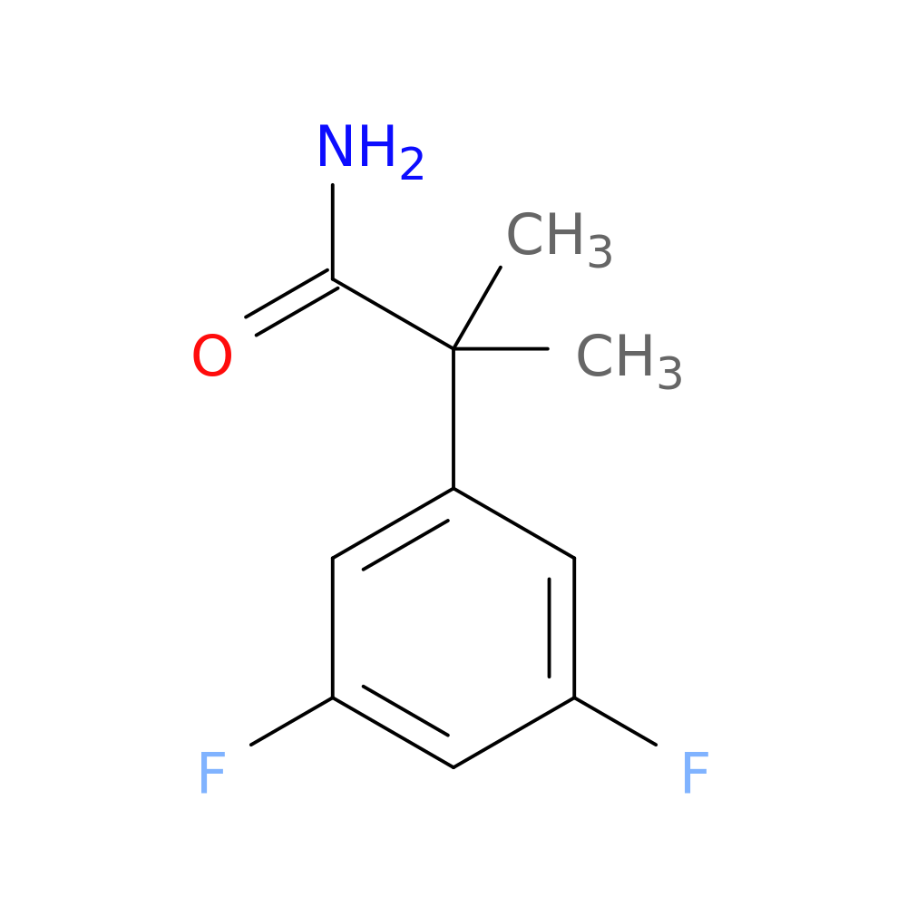 2-(3,5-difluorophenyl)-2-methylpropanamide