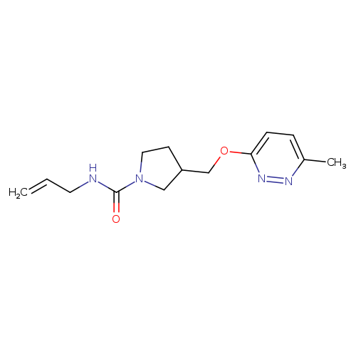 3-{[(6-methylpyridazin-3-yl)oxy]methyl}-N-(prop-2-en-1-yl)pyrrolidine-1-carboxamide