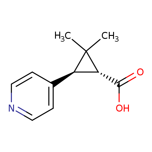rac-(1R,3R)-2,2-dimethyl-3-(pyridin-4-yl)cyclopropane-1-carboxylic acid