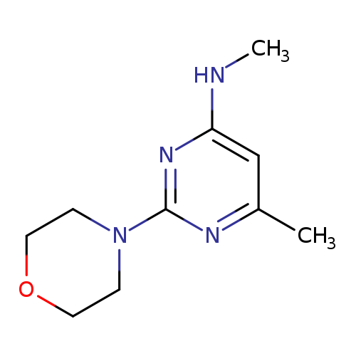 "N,6-dimethyl-2-morpholin-4-ylpyrimidin-4-amine"