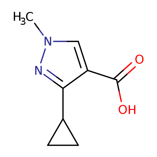3-Cyclopropyl-1-methyl-1H-pyrazole-4-carboxylic acid
