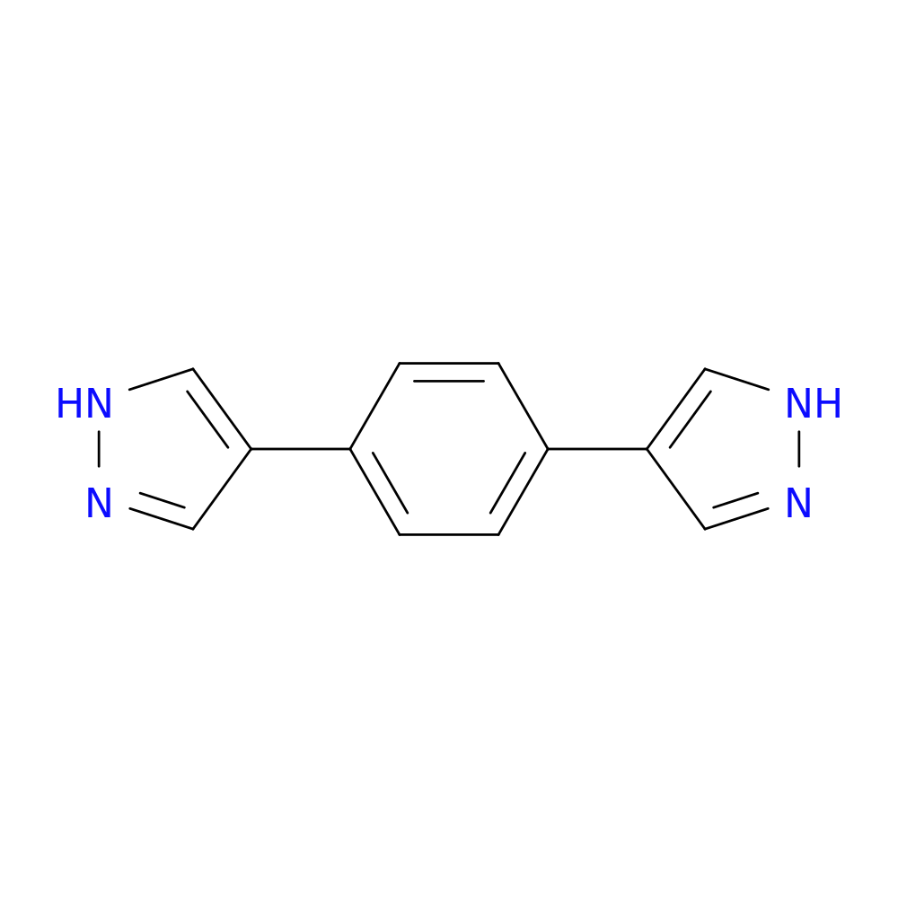 1H-Pyrazole, 4,4'-(1,4-phenylene)bis-