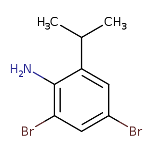 Benzenamine, 2,4-dibromo-6-(1-methylethyl)-