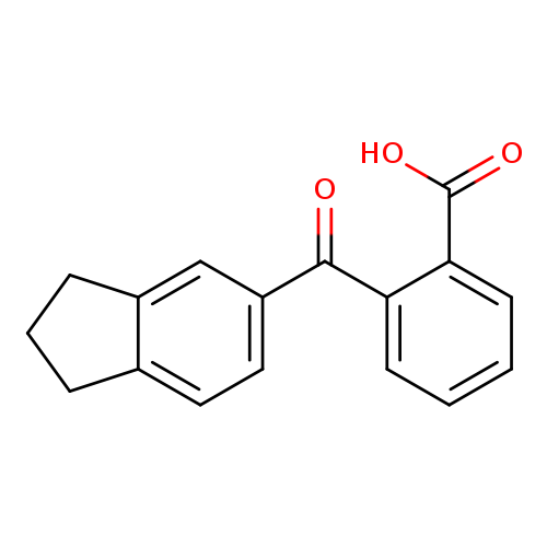 2-(2,3-dihydro-1H-indene-5-carbonyl)benzoic acid