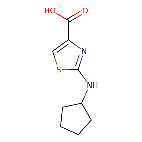 2-(cyclopentylamino)-1,3-thiazole-4-carboxylic acid