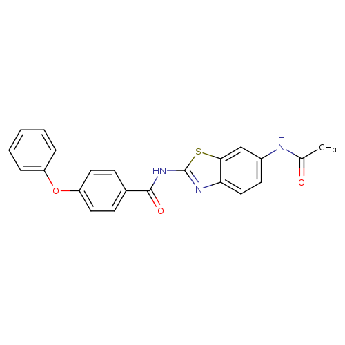 N-(6-acetamido-1,3-benzothiazol-2-yl)-4-phenoxybenzamide
