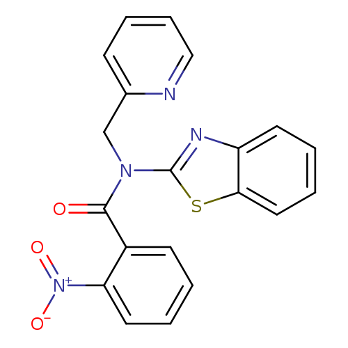 N-(1,3-benzothiazol-2-yl)-2-nitro-N-[(pyridin-2-yl)methyl]benzamide