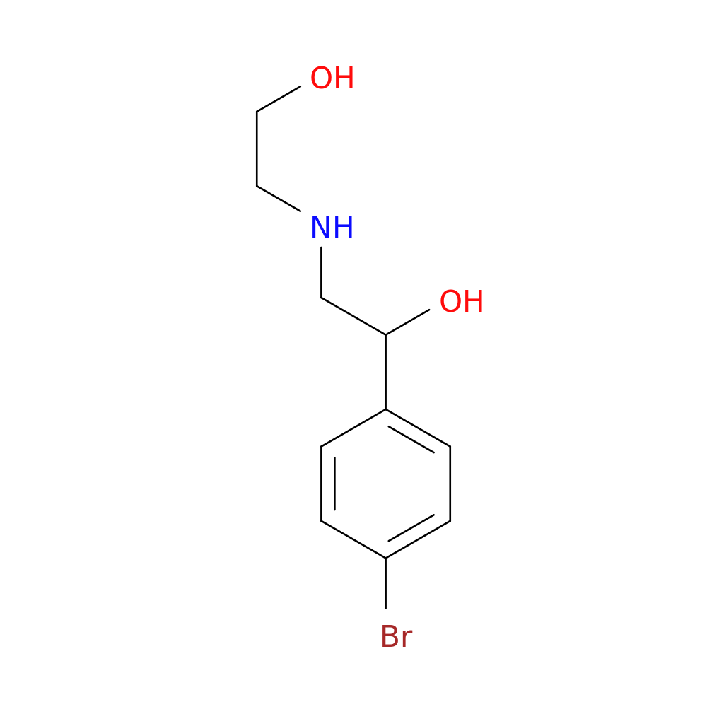 1-(4-bromophenyl)-2-[(2-hydroxyethyl)amino]ethan-1-ol