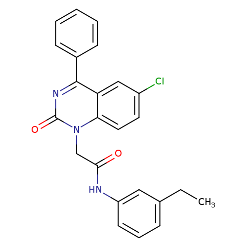 2-(6-chloro-2-oxo-4-phenyl-1,2-dihydroquinazolin-1-yl)-N-(3-ethylphenyl)acetamide