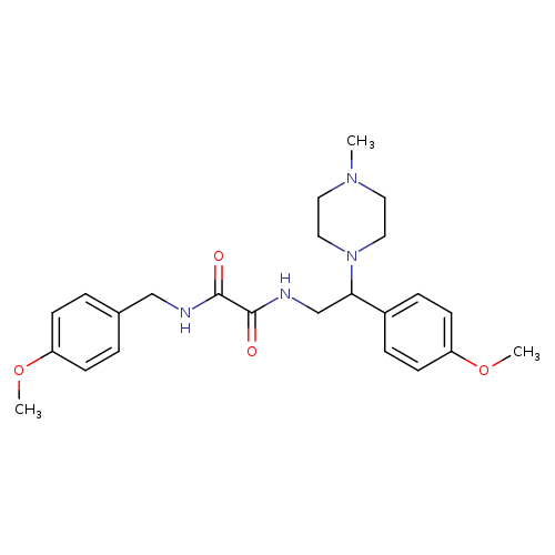 N-[2-(4-methoxyphenyl)-2-(4-methylpiperazin-1-yl)ethyl]-N'-[(4-methoxyphenyl)methyl]ethanediamide