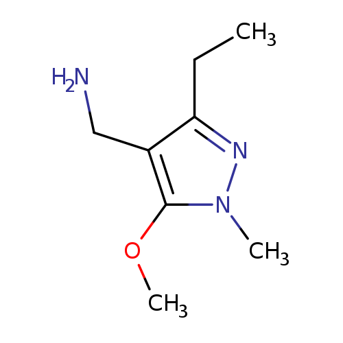 (3-ethyl-5-methoxy-1-methyl-1H-pyrazol-4-yl)methanamine