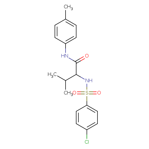 2-(4-chlorobenzenesulfonamido)-3-methyl-N-(4-methylphenyl)butanamide