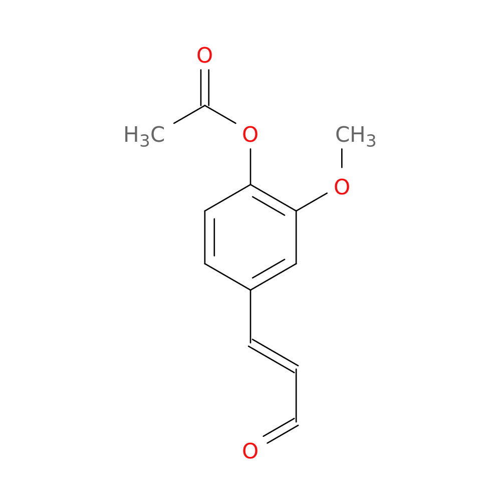 (2E)-3-[4-(Acetyloxy)-3-methoxyphenyl]-2-propenal