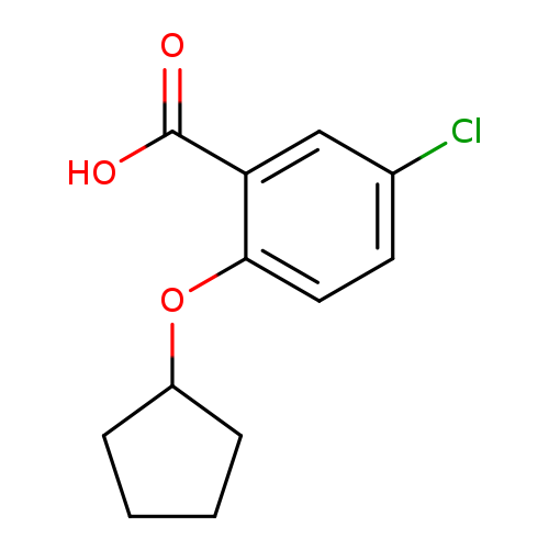 5-Chloro-2-(cyclopentyloxy)benzoic acid