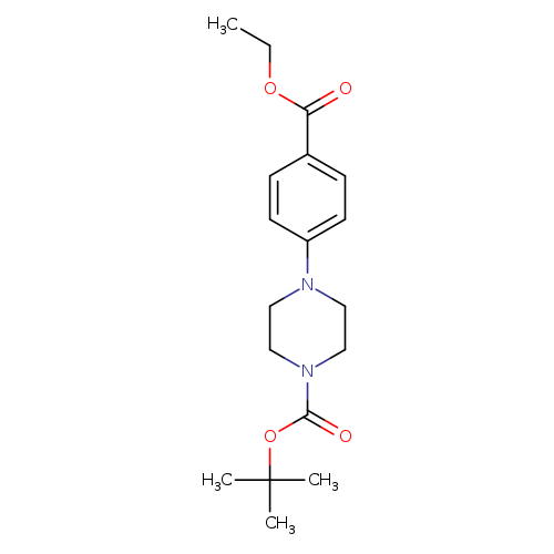 1-Piperazinecarboxylic acid, 4-[4-(ethoxycarbonyl)phenyl]-,1,1-dimethylethyl ester