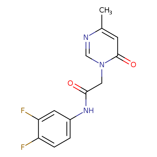 N-(3,4-difluorophenyl)-2-(4-methyl-6-oxo-1,6-dihydropyrimidin-1-yl)acetamide