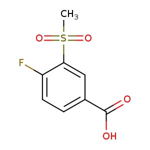 Benzoic acid, 4-fluoro-3-(methylsulfonyl)-