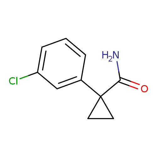 1-(3-chlorophenyl)cyclopropane-1-carboxamide