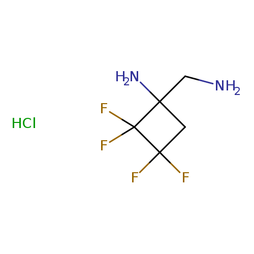 1-(aminomethyl)-2,2,3,3-tetrafluorocyclobutan-1-amine hydrochloride