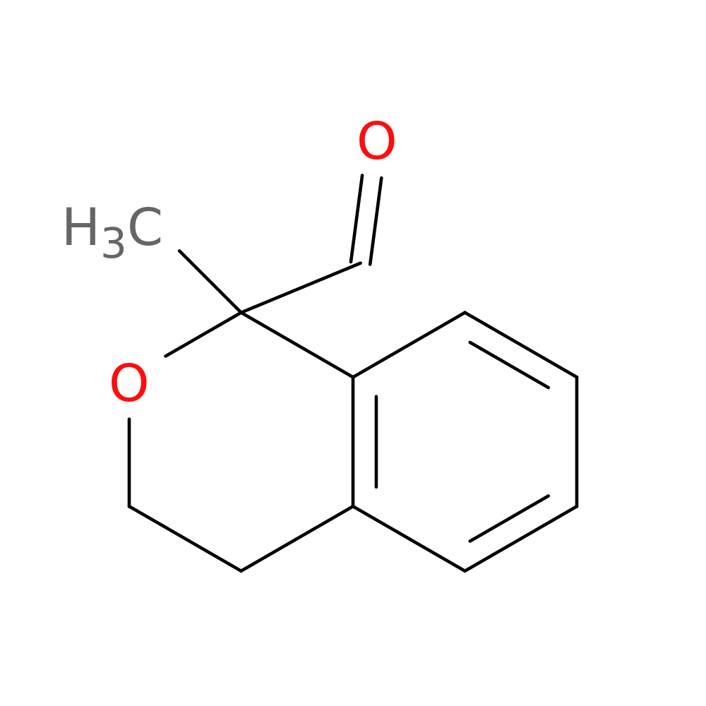 1-methyl-3,4-dihydro-1H-2-benzopyran-1-carbaldehyde