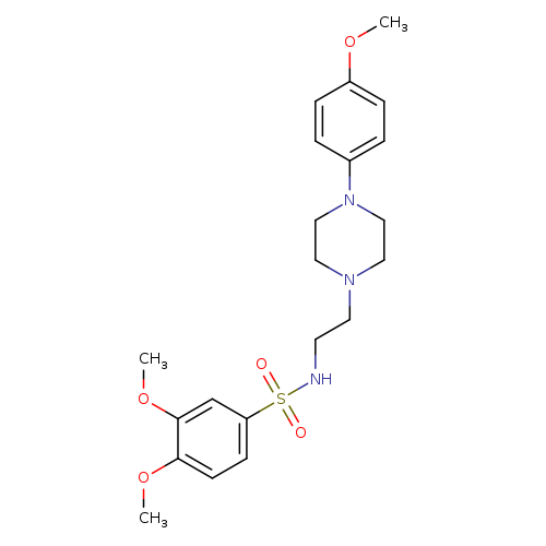 3,4-dimethoxy-N-{2-[4-(4-methoxyphenyl)piperazin-1-yl]ethyl}benzene-1-sulfonamide