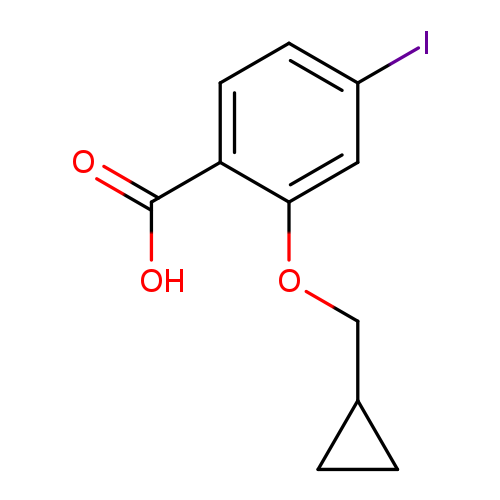 2-(Cyclopropylmethoxy)-4-iodobenzoic acid