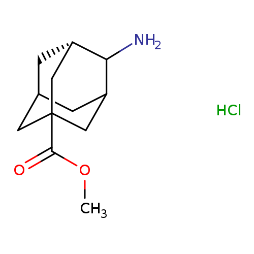 Tricyclo[3.3.1.13,7]decane-1-carboxylic acid, 4-amino-, methyl ester, hydrochloride (1:1), stereoisomer