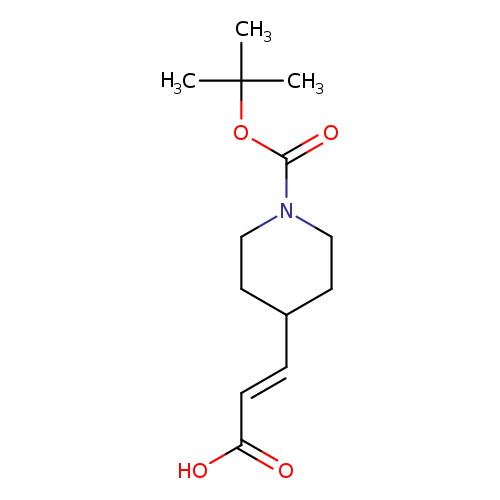(2E)-3-{1-[(tert-butoxy)carbonyl]piperidin-4-yl}prop-2-enoic acid