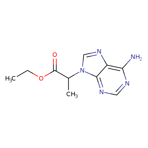 ethyl2-(6-amino-9H-purin-9-yl)propanoate