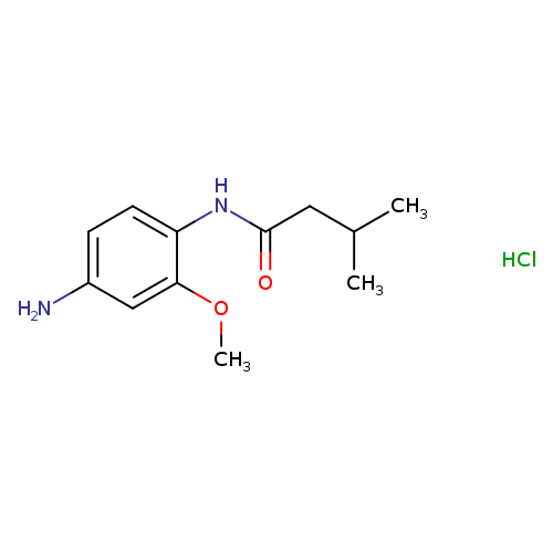 N-(4-amino-2-methoxyphenyl)-3-methylbutanamide hydrochloride