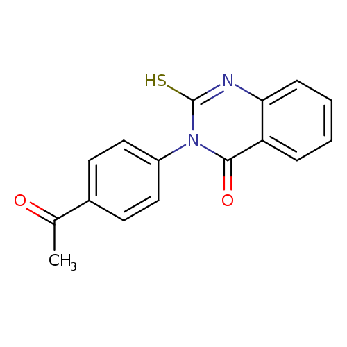 4(1H)-Quinazolinone,3-(4-acetylphenyl)-2,3-dihydro-2-thioxo-