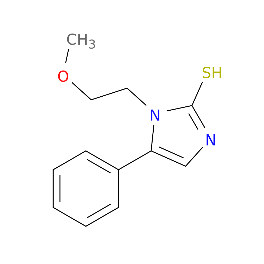 1-(2-METHOXYETHYL)-5-PHENYL-1,3-DIHYDRO-2H-IMIDAZOLE-2-THIONE