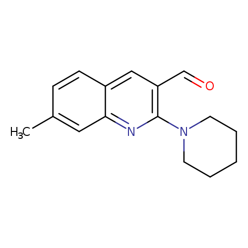 7-methyl-2-(piperidin-1-yl)quinoline-3-carbaldehyde