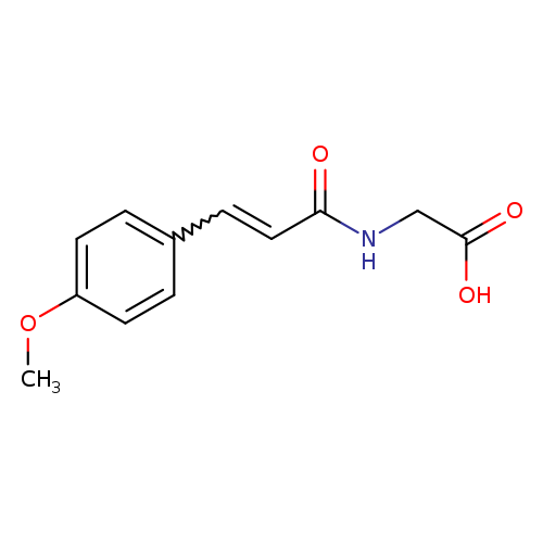 Glycine, N-[3-(4-methoxyphenyl)-1-oxo-2-propen-1-yl]-