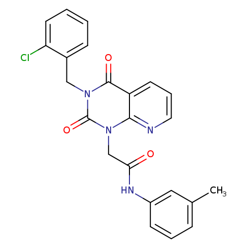 2-{3-[(2-chlorophenyl)methyl]-2,4-dioxo-1H,2H,3H,4H-pyrido[2,3-d]pyrimidin-1-yl}-N-(3-methylphenyl)acetamide