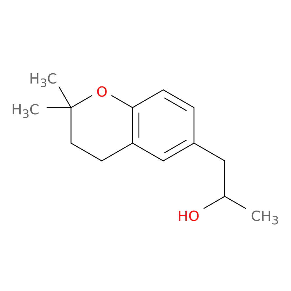 1-(2,2-dimethyl-3,4-dihydro-2H-1-benzopyran-6-yl)propan-2-ol