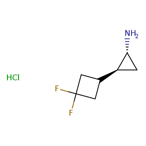 rac-(1R,2S)-2-(3,3-difluorocyclobutyl)cyclopropan-1-aminehydrochloride,trans