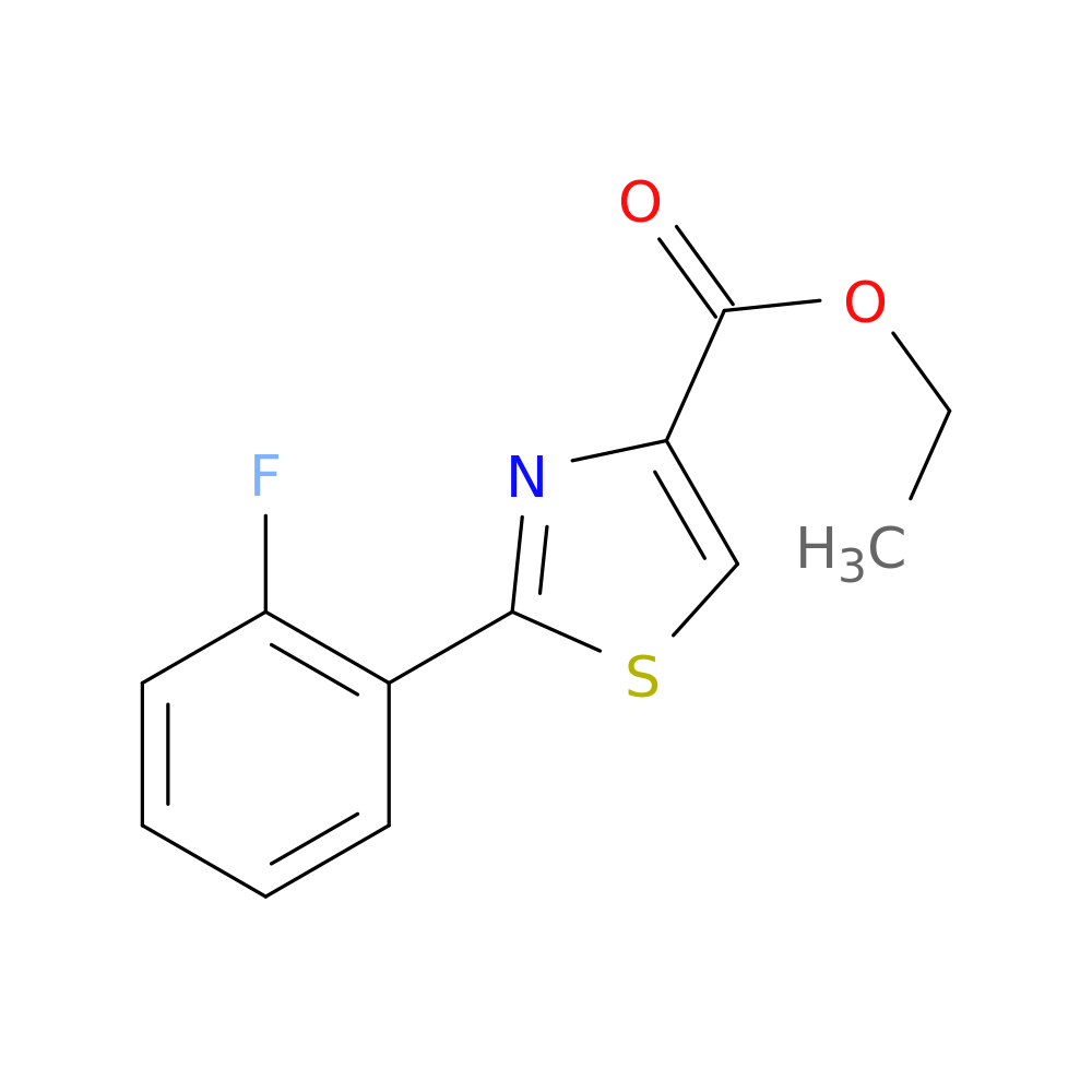 Ethyl 2-(2-fluorophenyl)-1,3-thiazole-4-carboxylate