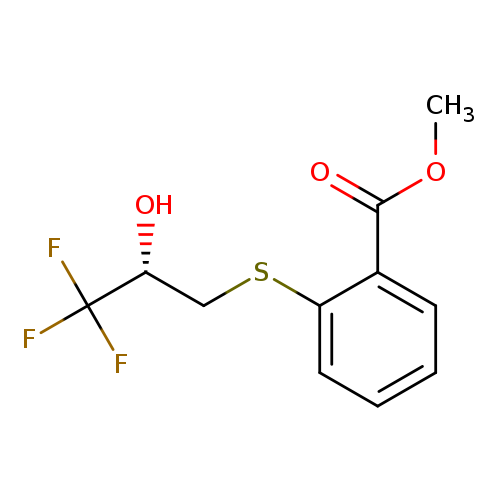methyl 2-{[(2S)-3,3,3-trifluoro-2-hydroxypropyl]sulfanyl}benzoate