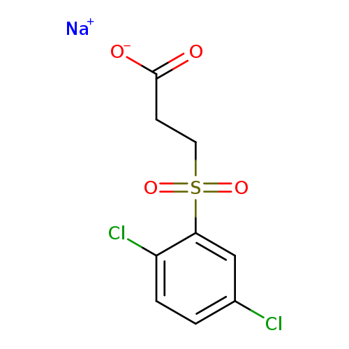 sodium 3-(2,5-dichlorobenzenesulfonyl)propanoate