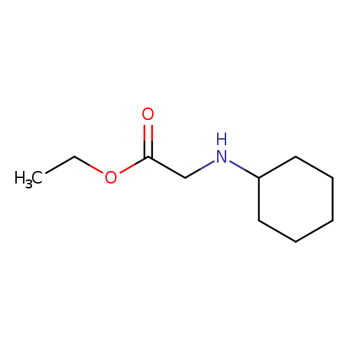 Cyclohexylaminoacetic acid ethyl ester