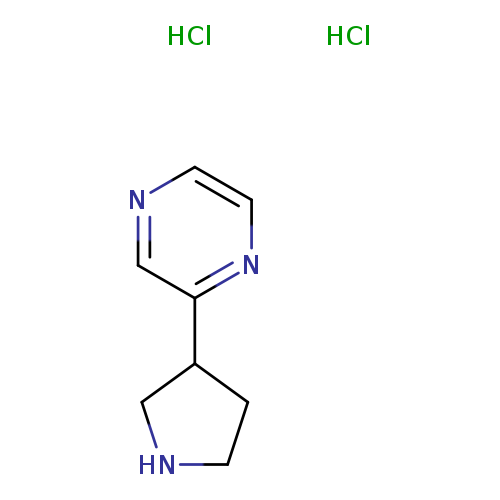 2-(Pyrrolidin-3-yl)pyrazine dihydrochloride