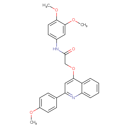 N-(3,4-dimethoxyphenyl)-2-{[2-(4-methoxyphenyl)quinolin-4-yl]oxy}acetamide