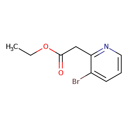 2-​Pyridineacetic acid, 3-​bromo-​, ethyl ester